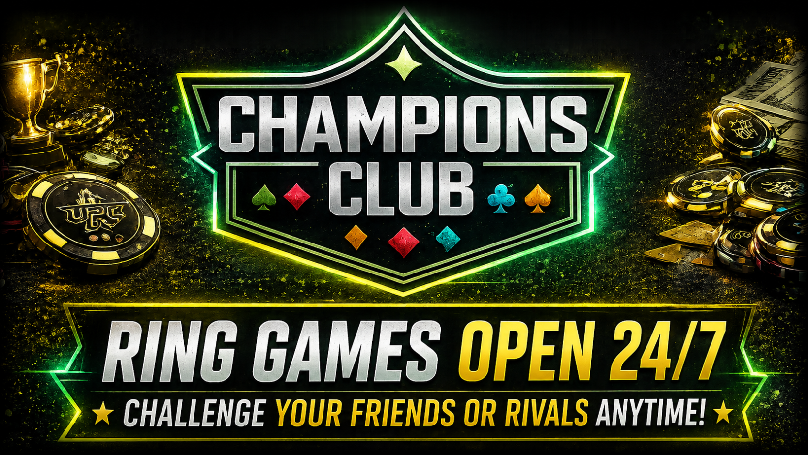 Champions Club - Ring Games Open 24/7
